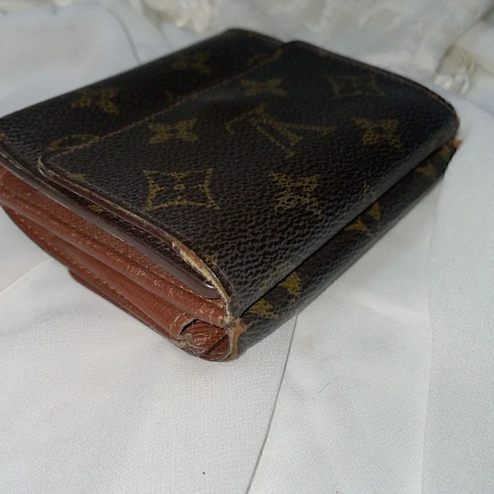Authentic Louis Vuitton Monogram Porte Monnaie Billets Compact Wallet
